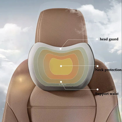 Car Memory Foam Neck Pillow Protection Lumbar Backrest Cushion Lumbar Cushion Car Headrest Cushion